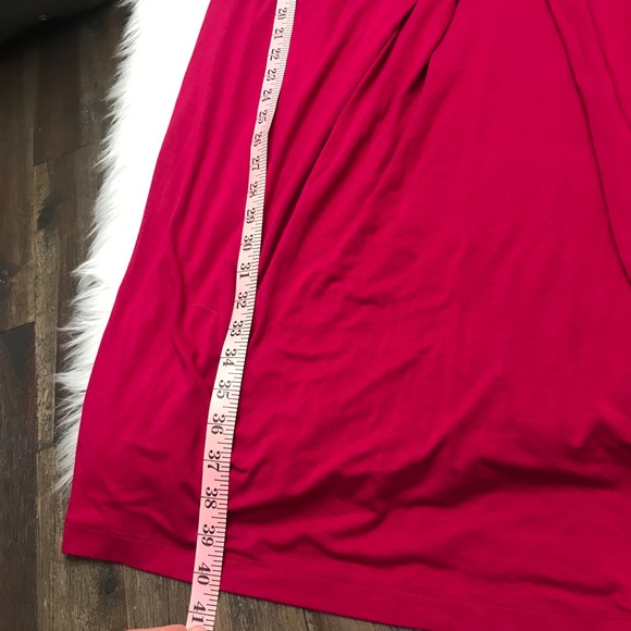 DKNYC fuchsia stretch pleated dress - Picture 7 of 7